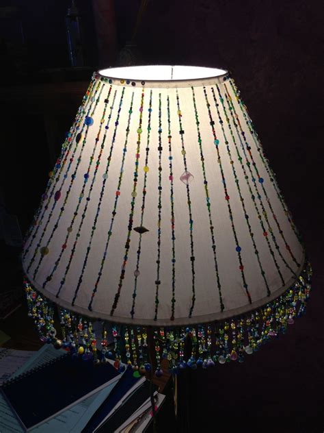 Beaded Lampshade Beaded Lampshade Diy Lamp Shade Beaded Lamps