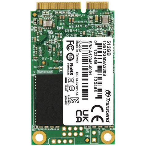 Transcend 512GB MSATA SSD 230S TS512GMSA230S B H Photo Video