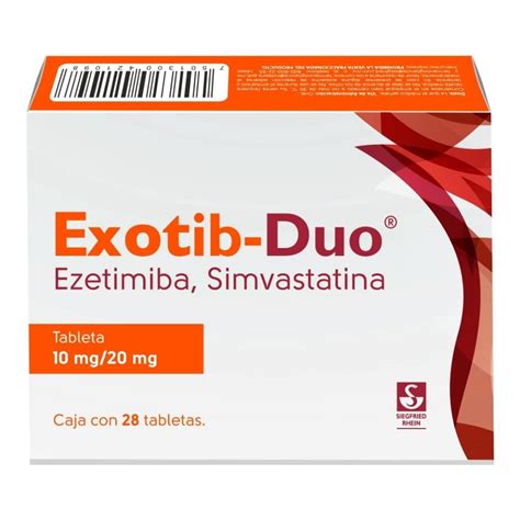 Exotib Duo 10 Mg 20 Mg 28 Tabletas Walmart