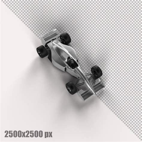 Coche De F Rmula Uno Blanco Realista En Render D Archivo Psd Premium