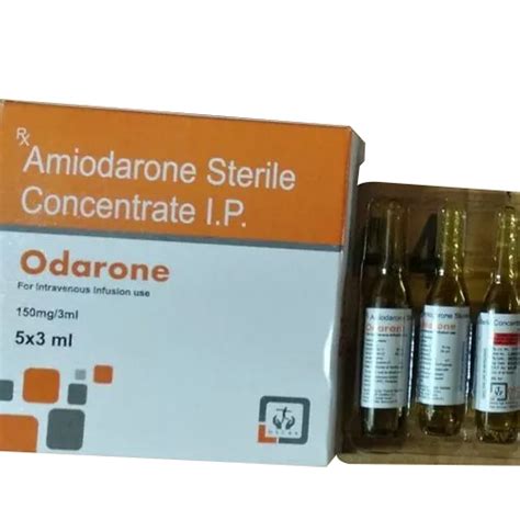 Amiodarone Sterile Concentrate Ip Injection At Best Price In Mumbai A