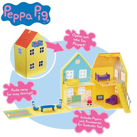 Buy Peppa Pig: Deluxe Playhouse - Playset at Mighty Ape Australia