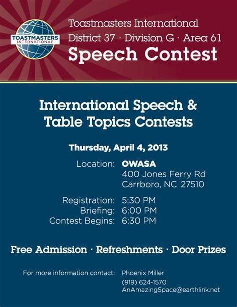 How To Create Toastmasters Open House Flyer Template Maker With