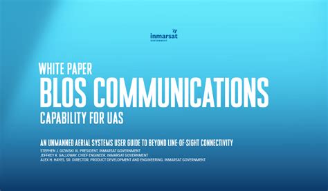 Unmanned Aerial Systems Uas Inmarsat Government