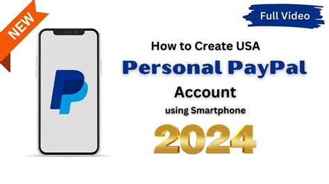 How To Create Usa Personal Paypal Account 2024 Bank Verified Paypal