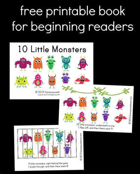 The Measured Mom Printable Books Free Online Learning Preschool