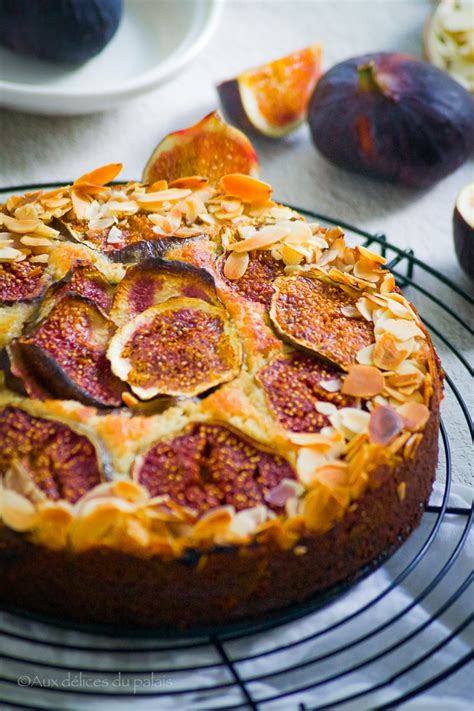 Gâteau moelleux aux figues et amandes Aux délices du palais