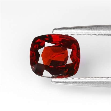 Deep Orangy Red Spessartite Garnet 1 60 Ct Catawiki