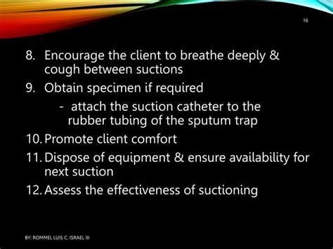 Suctioning Oropharyngeal And Nasopharyngeal Cavities Ppt