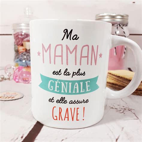 Mug Maman Est G Niale Cadeau Maman