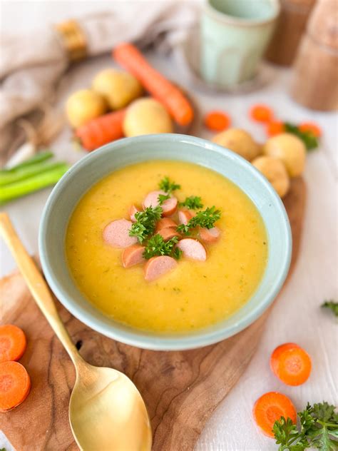 Kartoffelsuppe mit Würstchen einfach gemacht Sheepysbakery