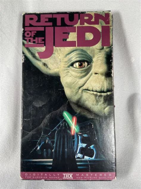 STAR WARS RETURN Of The Jedi VHS Digitally Mastered 1995 THX 3 09