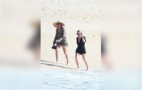 Caitlyn Jenner Wears Swimsuit On Beach Mexico Galpal Candis Cayne