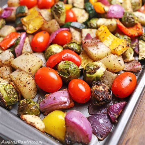 Mediterranean Roasted Vegetables Amira S Pantry