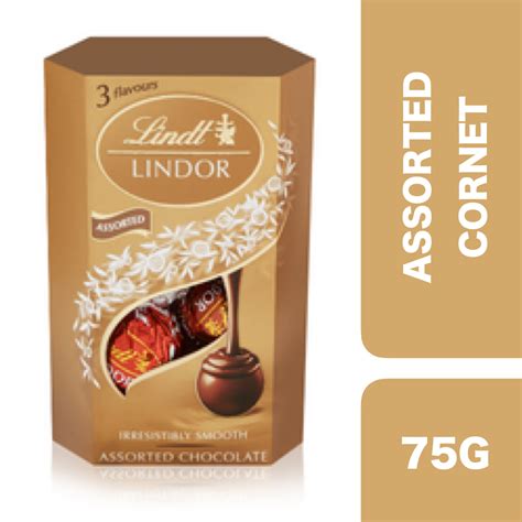 Lindt Lindor Assorted Chocolate 75g ลินด์ลินดอร์ช็อกโกแลตรวมรส 75