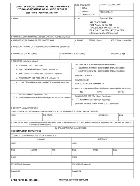 Afto 43 Fill Online Printable Fillable Blank Pdffiller