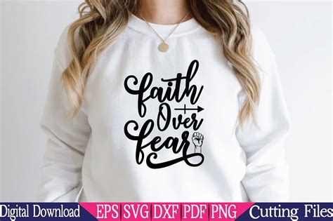 Faith Over Fear Svg Cut File Graphic By Mrm Graphics Creative Fabrica