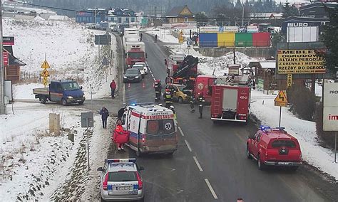 Rabka Wypadek Na Zakopiance Droga Zablokowana