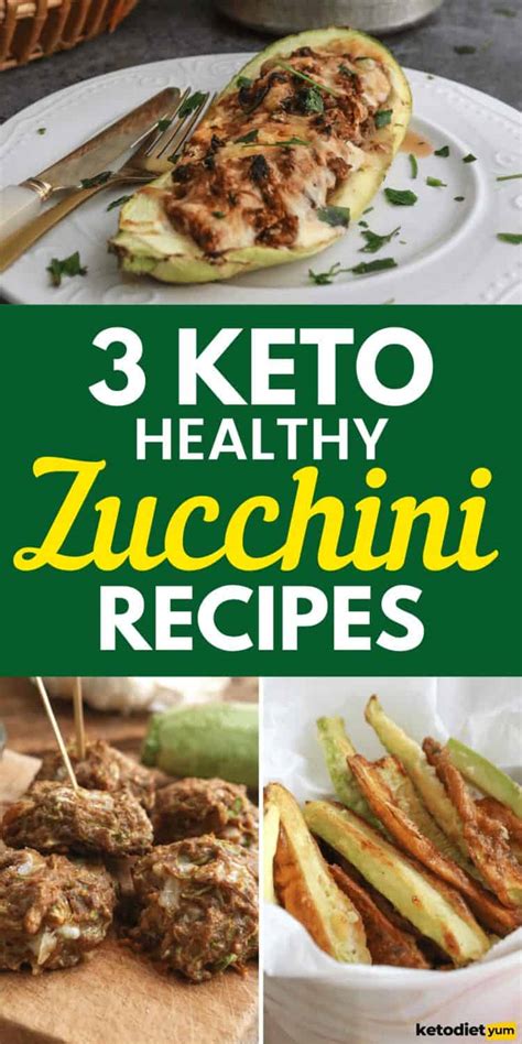 3 Super-Healthy Keto Zucchini Recipes - Keto Diet Yum