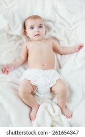 Beautiful Naked Baby Girl Flower Wreath Stock Photo Shutterstock