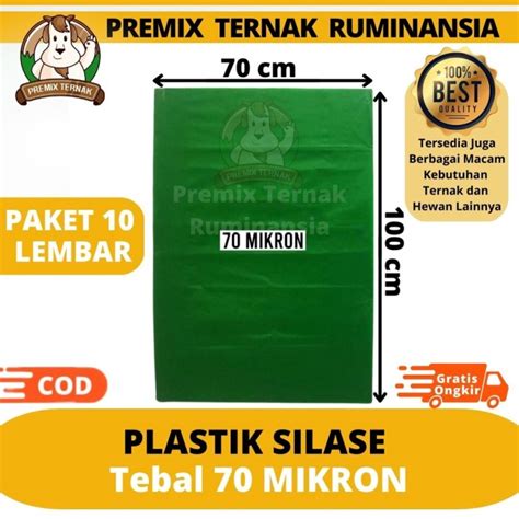 Jual Plastik Silase Fermentasi Mikron Kg Lembar Kapasitas