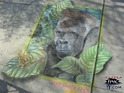 Gorilla Street Art - Earth Fest by pepperinkart on DeviantArt