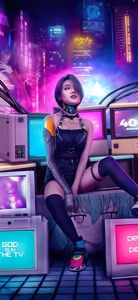 Top Cyberpunk Iphone Wallpaper Full Hd K Free To Use