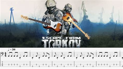 Escape From Tarkov Geneburn Countdown Bass Tab Cover Youtube