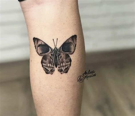 Butterfly Skull Tattoo By Andrea Morales Post 26298