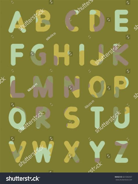 Vector Stylized Colorful Font Alphabetfont Style Vector De Stock