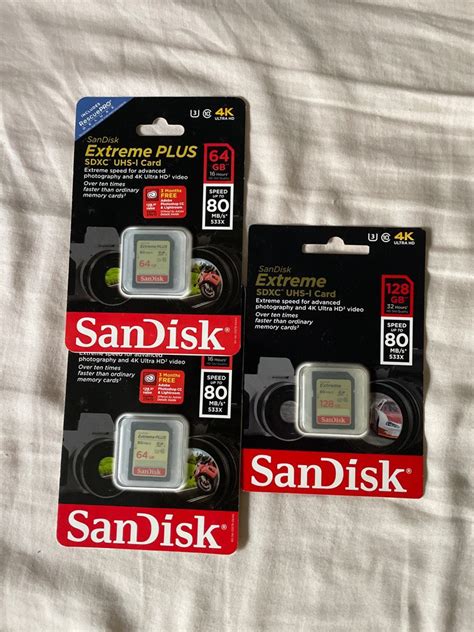 Sandisk Gb Extreme Sd Card Mobile Phones Gadgets Mobile Gadget