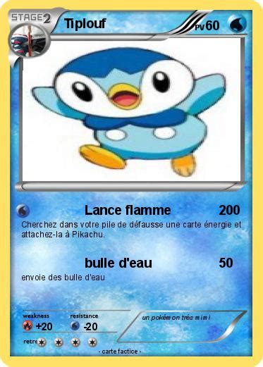 Pokémon Tiplouf 437 437 Lance flamme Ma carte Pokémon