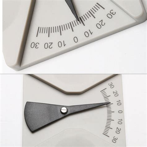 2pcs Eyeglasses Angle Ruler Measuring Tool Protractor Pantoscopic Angl