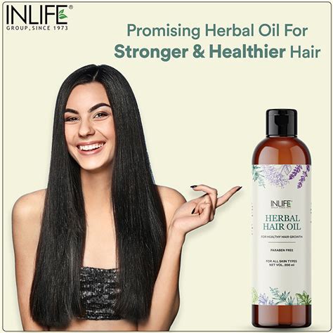 Inlife Herbal Hair Oil For Helthy Hair Growth Paraben Free200ml Buy