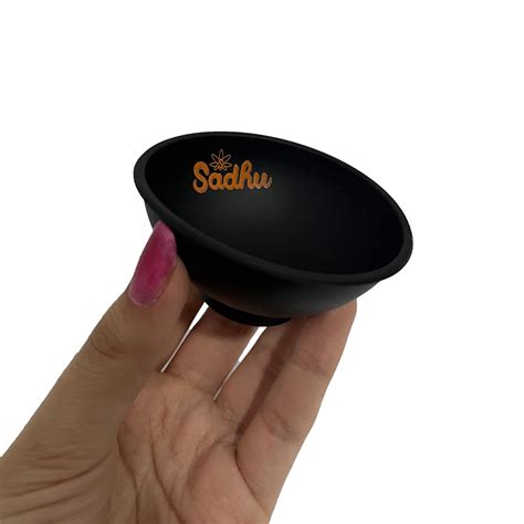 Caixa Cuia Silicone Sadhu Black Edition Sadhu One Tabacaria Atacado