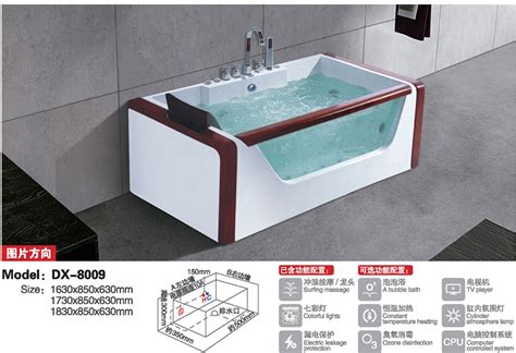 Economic Deep Sitting Acrylic Freestanding Bathtub Dx8009 China