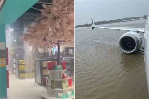 Mallorca Floods Palma Airport Departures Chaos As Rain Pours Through