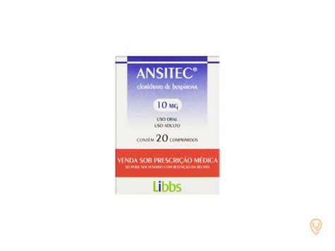 Bula Do Ansitec 10mg 20 Comprimidos Cliniguia