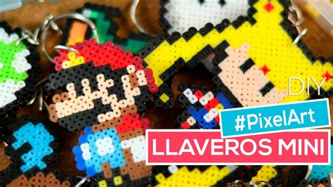 Cómo Hacer Llaveros Con Beads Mini Hama Perler Artkal Pixelart