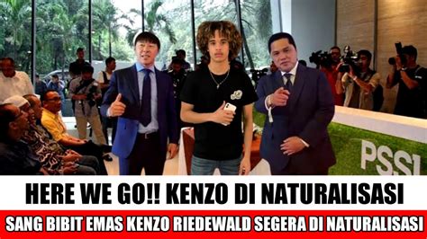 Shin Tae Yong Full Senyum Kenzo Riedewald Siap Di Naturalisasi