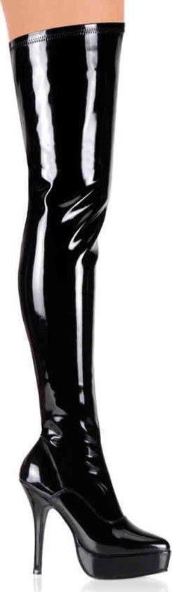 Pleaser INDULGE 3000 Plateau Overknee Laarzen US 13 44 Shoes