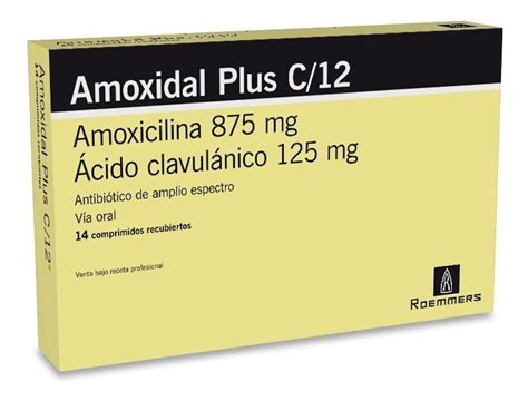 Amoxidal Plus C X Comprimidos En Mercado Libre