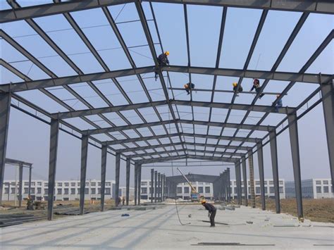 Industrial Prefabricated Light Steel Structure Metal Frame Construction