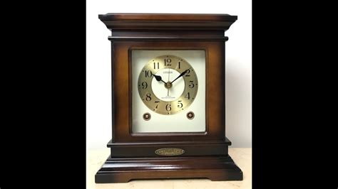 Vintage Citizen Westminster Quartz Chime Mantel Clock Item