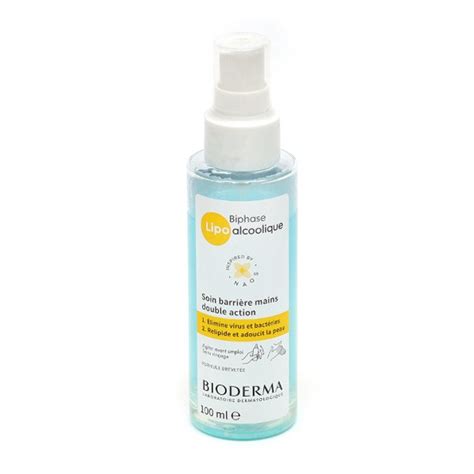 Bioderma Biphase Lipo Alcoolique Hydratant Soin Des Mains