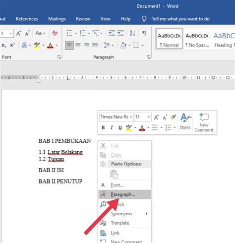 Cara Cepat Bikin Titik Titik Otomatis Untuk Daftar Isi Di Microsoft Word