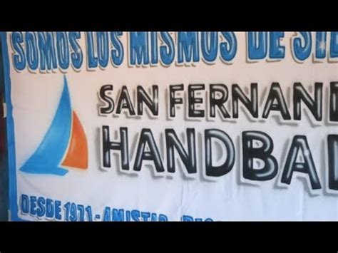 San Fernando Handball Damas Juniors Vs San Telmo Youtube