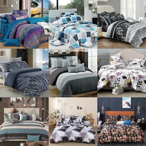 Artistic Doube Queen King Super King Size Bed Doona Duvet Quilt Cover