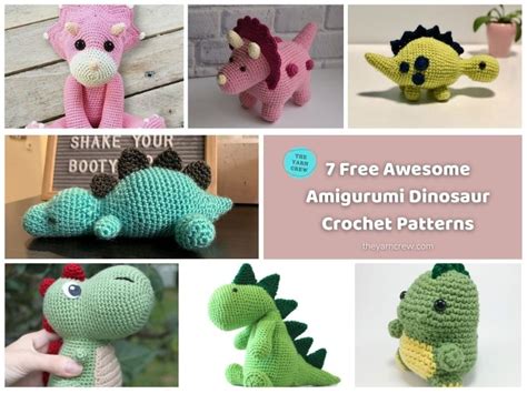 The 25 Coolest Crochet Dinosaur Patterns Atelier Yuwaciaojp