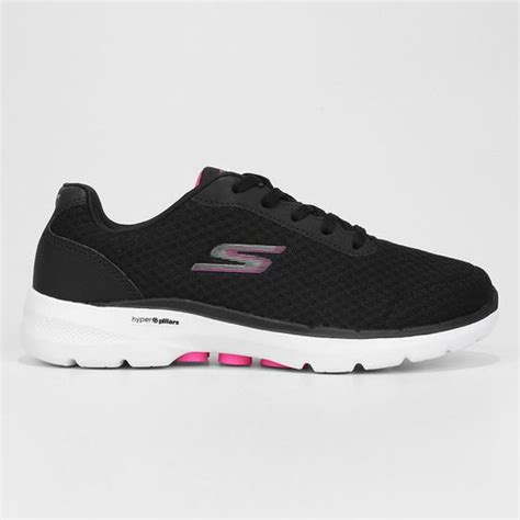 Tênis Skechers Go Walk 6 Iconic Vision Feminino Tênis Esportivo Magazine Luiza